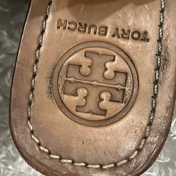 Tory Burch Casey T Strap  Thong Wedge Sandals