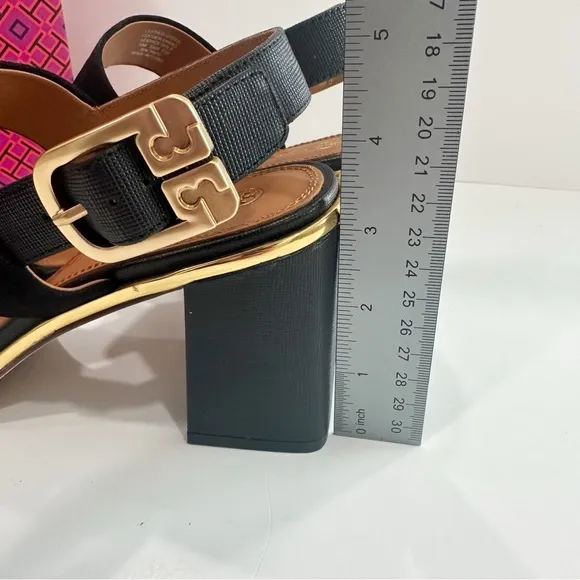 Tory Burch Delaney Block Heel Ankle Strap Sandals
