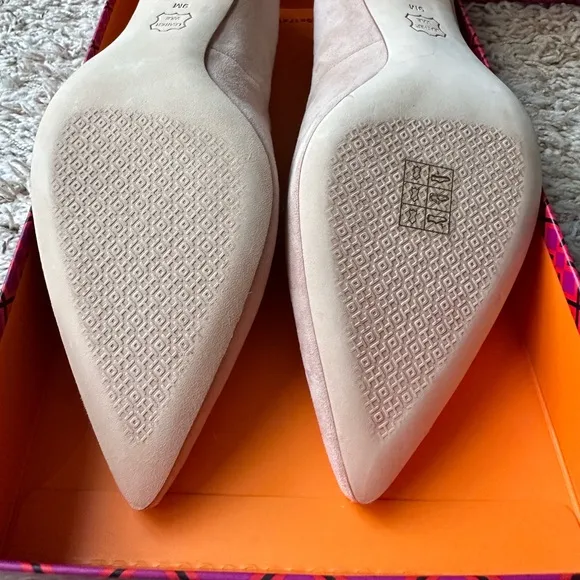 Tory Burch Elizabeth 65mm Pump Royal Suede Size 9 Style 33140