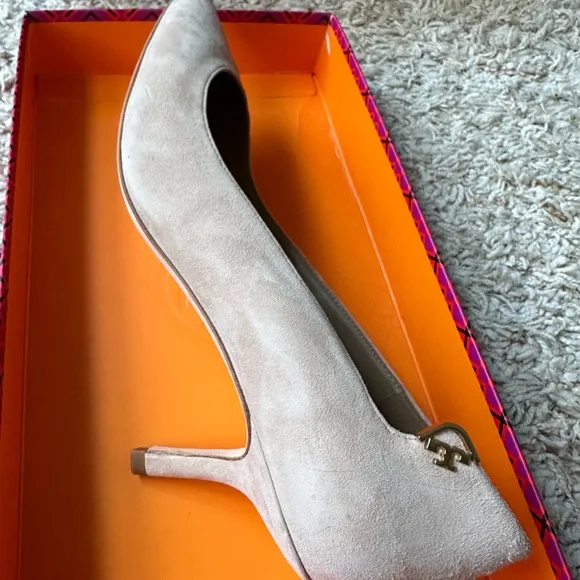Tory Burch Elizabeth 65mm Pump Royal Suede Size 9 Style 33140