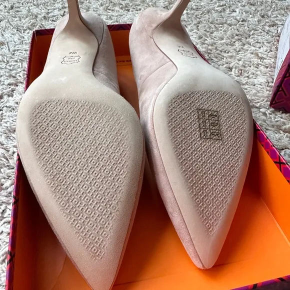 Tory Burch Elizabeth 65mm Pump Royal Suede Size 9 Style 33140