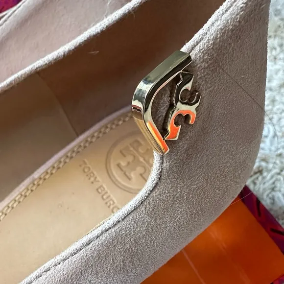 Tory Burch Elizabeth 65mm Pump Royal Suede Size 9 Style 33140