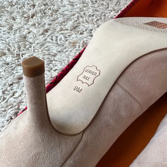 Tory Burch Elizabeth 65mm Pump Royal Suede Size 9 Style 33140