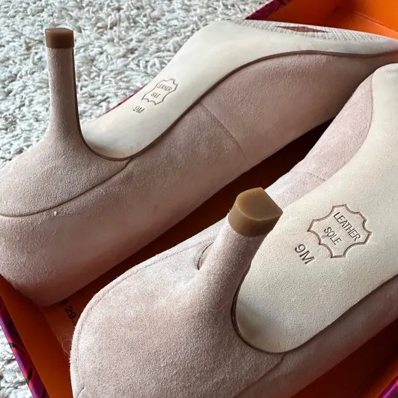 Tory Burch Elizabeth 65mm Pump Royal Suede Size 9 Style 33140