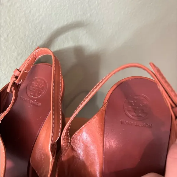 Tory Burch // Gabrielle Wedge Sandal in Royal Tan