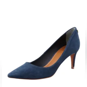 Tory Burch Ivy Blue Suede Pumps Womens Size 6