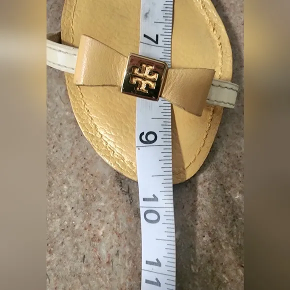 TORY BURCH KAILEY - Kitten heel sandals, iced coffee, approx. 2.7&quot; heel, size 7