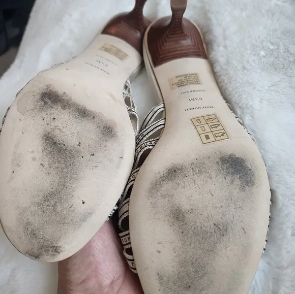 Tory Burch ribon heel sandals
