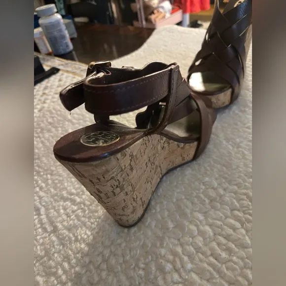 Tory Burch Wedges - Brown - Size:7