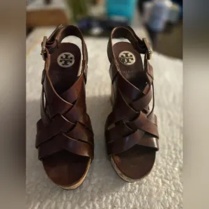 Tory Burch Wedges - Brown - Size:7