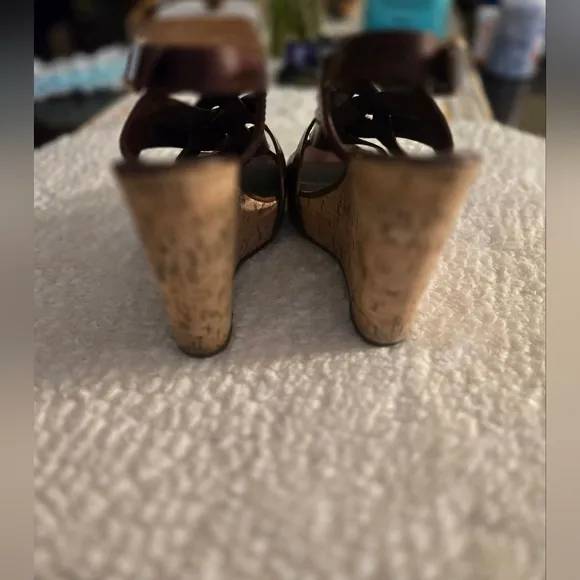Tory Burch Wedges - Brown - Size:7