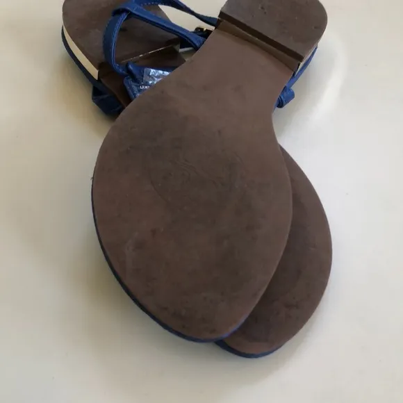 Tory Burch Women Blue Sandals Size 7