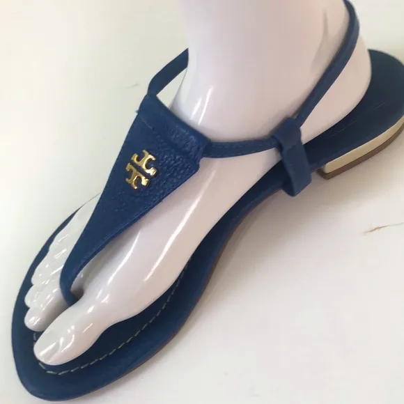 Tory Burch Women Blue Sandals Size 7