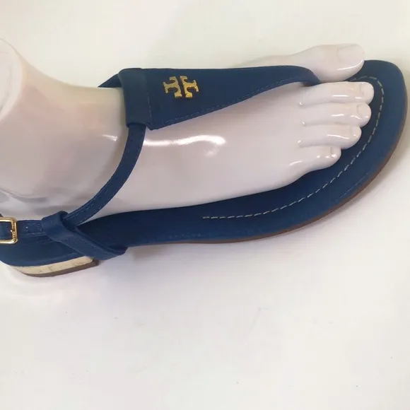 Tory Burch Women Blue Sandals Size 7