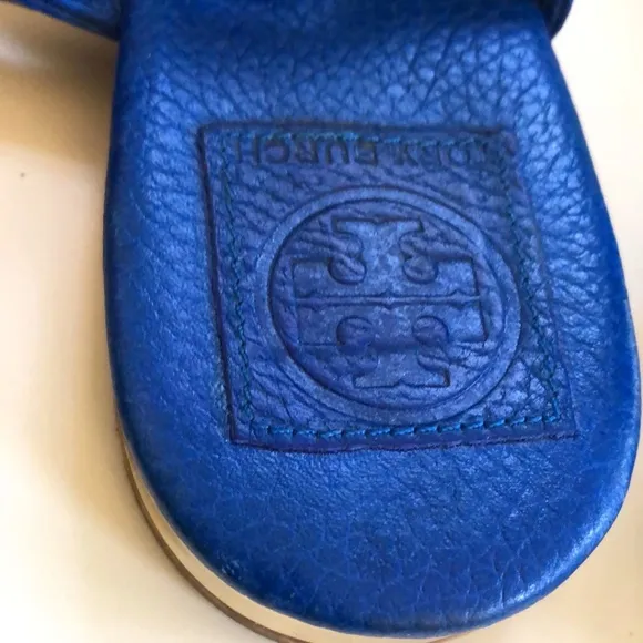 Tory Burch Women Blue Sandals Size 7