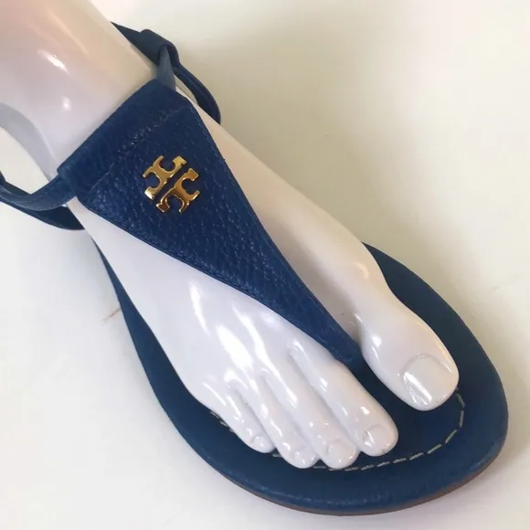 Tory Burch Women Blue Sandals Size 7