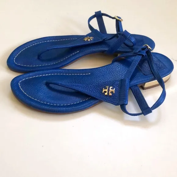 Tory Burch Women Blue Sandals Size 7
