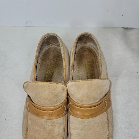 Trax Shoes Loafers Mens Size 10 Penny Dress Workwear Leather 44932 Slip On Shoe
