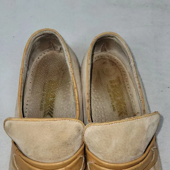 Trax Shoes Loafers Mens Size 10 Penny Dress Workwear Leather 44932 Slip On Shoe