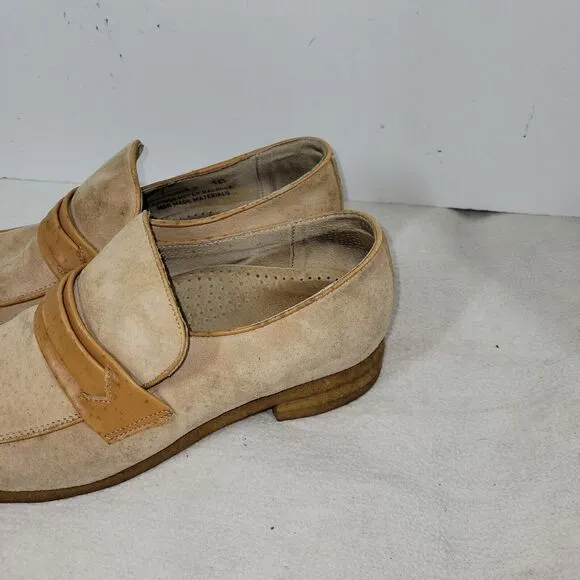 Trax Shoes Loafers Mens Size 10 Penny Dress Workwear Leather 44932 Slip On Shoe