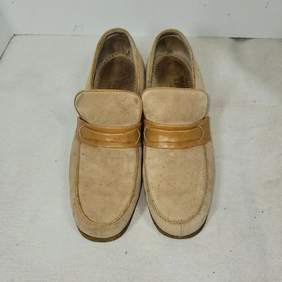 Trax Shoes Loafers Mens Size 10 Penny Dress Workwear Leather 44932 Slip On Shoe