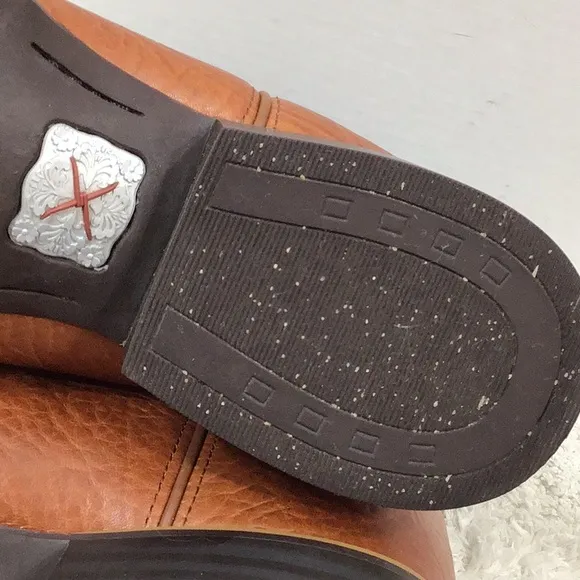 Twisted X Cattleman Aztec glazed cowboy boots 10