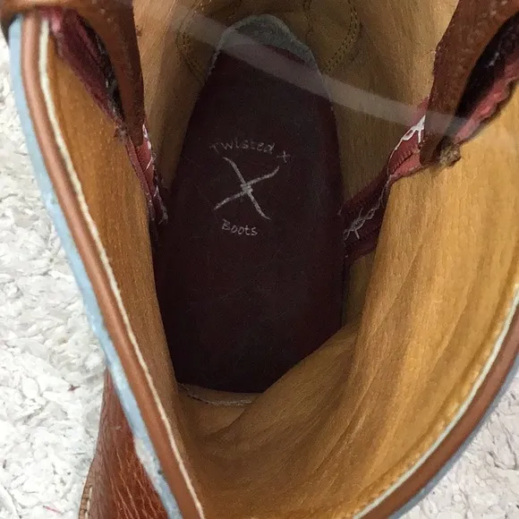 Twisted X Cattleman Aztec glazed cowboy boots 10