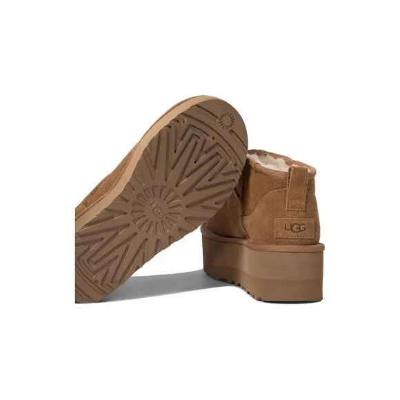 Ugg &quot;classic Ultra Mini Platform&quot; Ankle Boots Size US 9