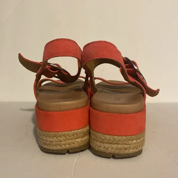 Ugg April Coral Platform Espadrille Shoes
