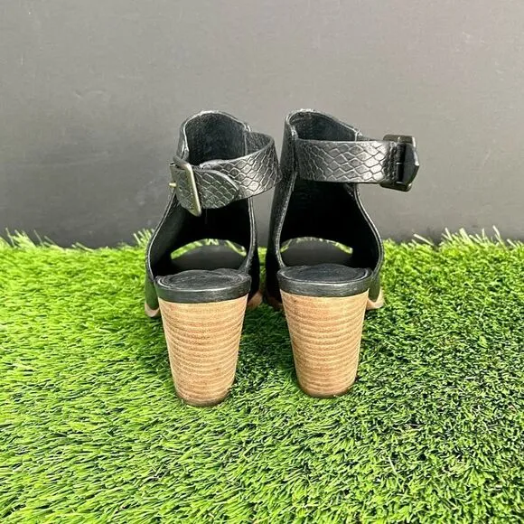 UGG Audrey Snake Heeled Ankle Pump