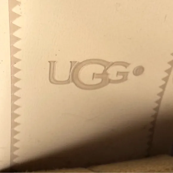 UGG Ginger Peep Toe Block Heel Suede Booties Ankle Boots Size 7