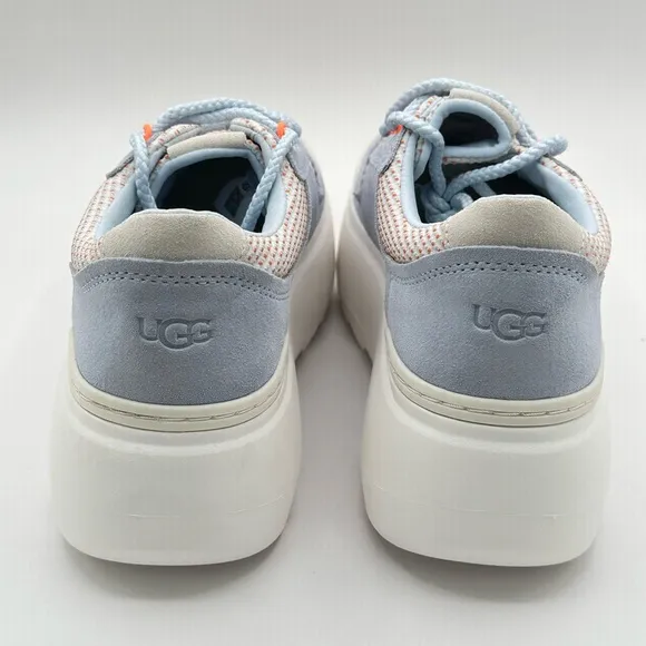UGG Women's Marin Mega Lace Seaflow Blue Platform Shoes 1149490 Size 8
