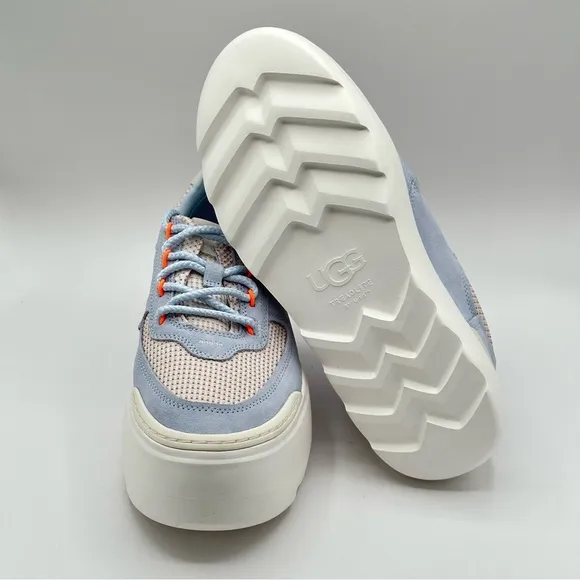 UGG Women's Marin Mega Lace Seaflow Blue Platform Shoes 1149490 Size 8