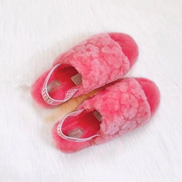 UGG Fluff Yeah Slide Slipper Poppy Sandal