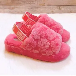 UGG Fluff Yeah Slide Slipper Poppy Sandal