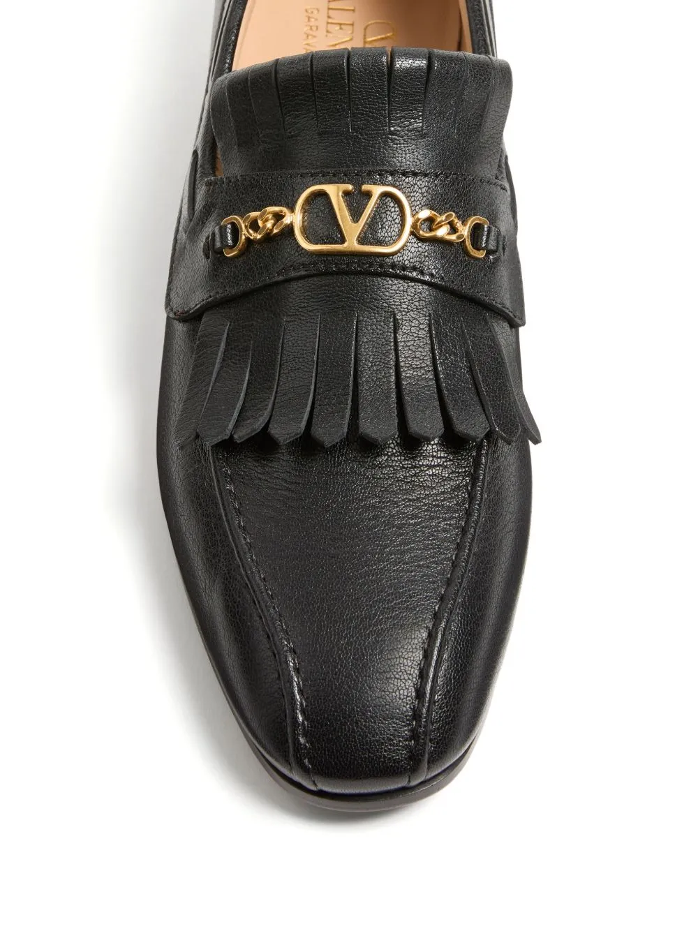 Valentino Garavani V Logo Signaure Läder Loafers