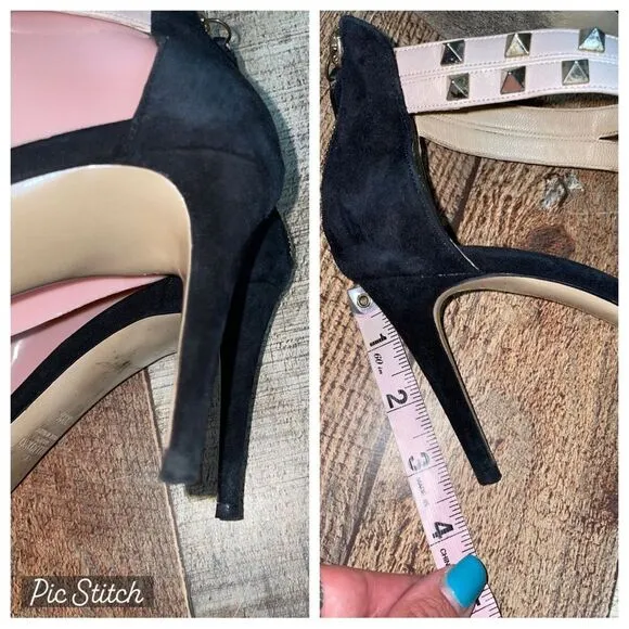 Valentino Patent Rockstud Caged Pumps