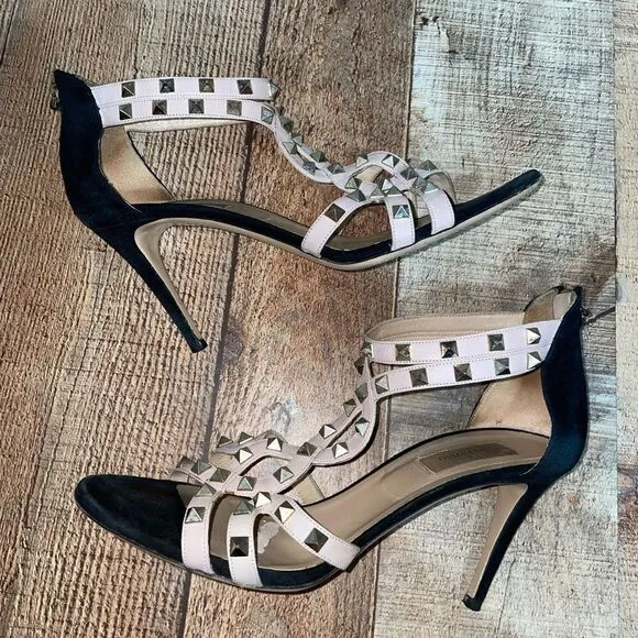 Valentino Patent Rockstud Caged Pumps
