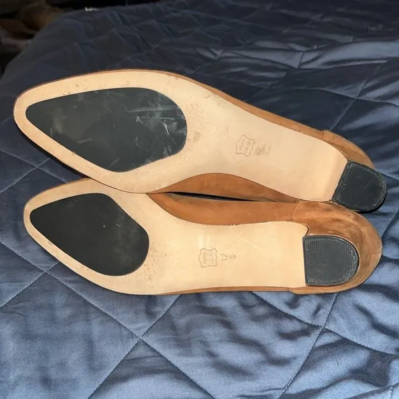 Vaneli Women's Tan Suede Loafers