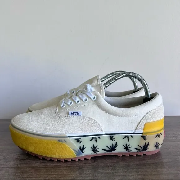Vans Era Stacked LX Palm Tree Low Top Unisex Platform Shoe Size 10.5 or 9 #B1650