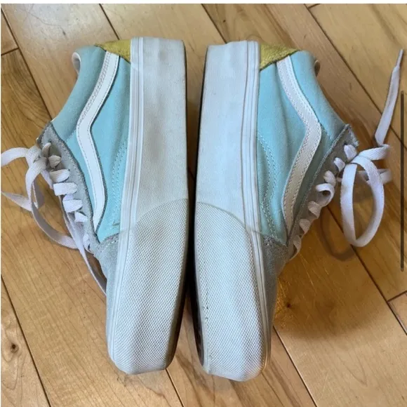 Vans Old Skool Platform Pastel ColorblockSneakers size six (6)