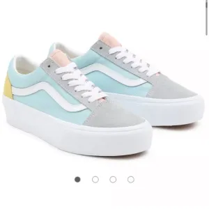 Vans Old Skool Platform Pastel ColorblockSneakers size six (6)