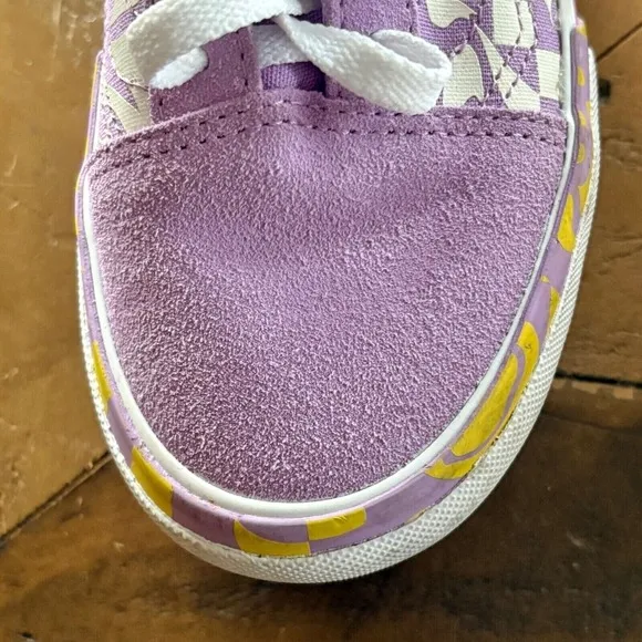 VANS Old Skool Wavy Daze Platform Sneakers Lavender Purple Women's Shoes SIZE 6