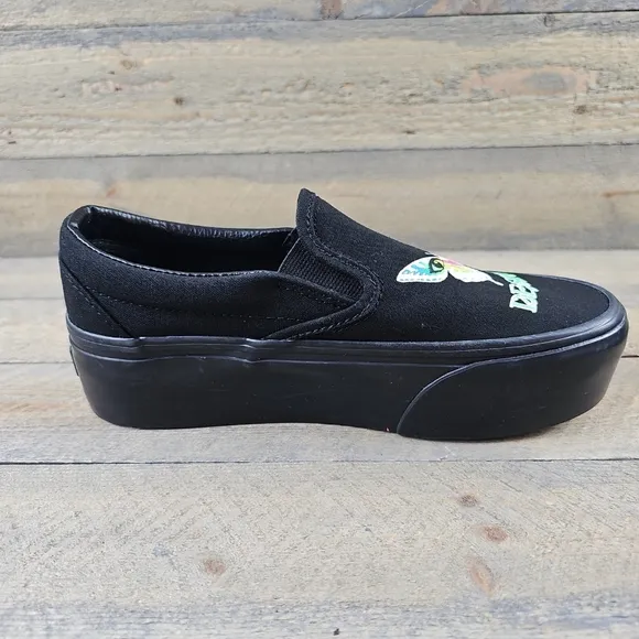 Vans Platform Awaken Dersire Glow In The Dark Women's Slip On Shoes