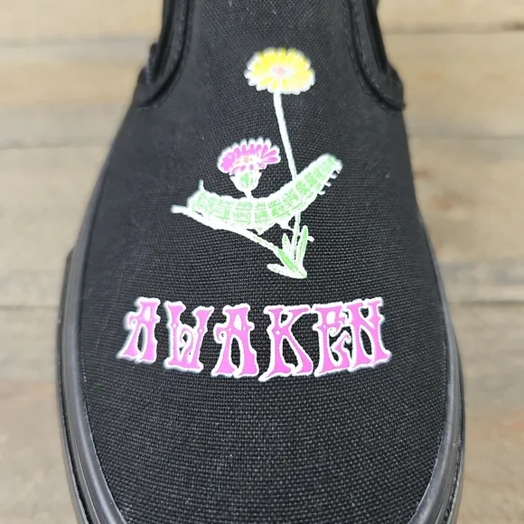 Vans Platform Awaken Dersire Glow In The Dark Women's Slip On Shoes