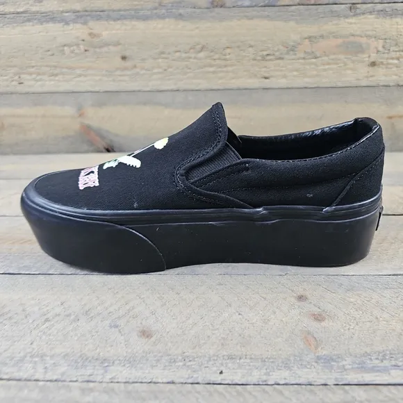 Vans Platform Awaken Dersire Glow In The Dark Women's Slip On Shoes