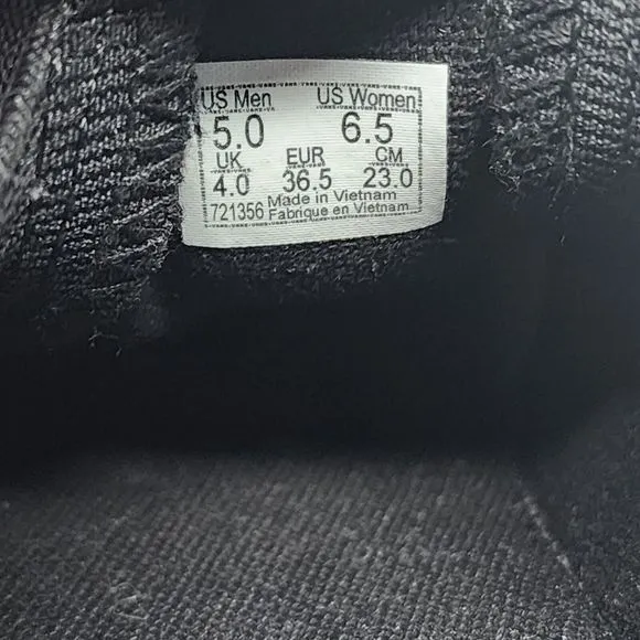 Vans Platform Sneakers Womens 6.5 Black Classic Slip On Morph Blackout Shoes