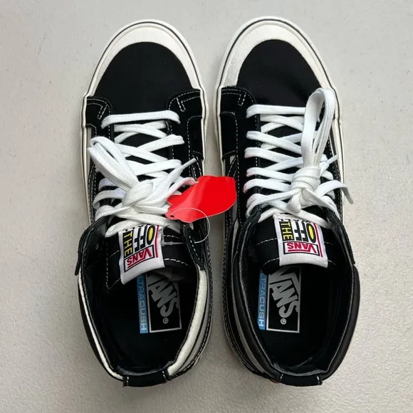 VANS | Sk8-Hi Pro 138 SF Stripe Black &amp; Marshmallow Skate Shoes