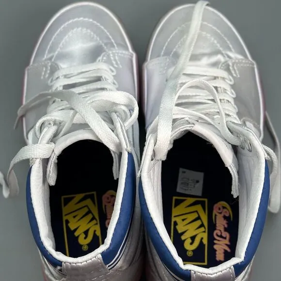 Vans x Sailor Moon Sk8-Hi Stacked Women's 6 White Platform Shoe Sneaker