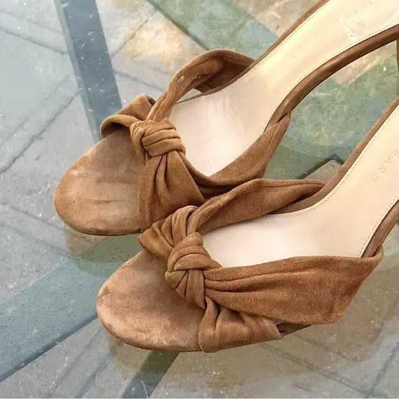 Veronica Beard Brown Suede Sandals Sz 9.5